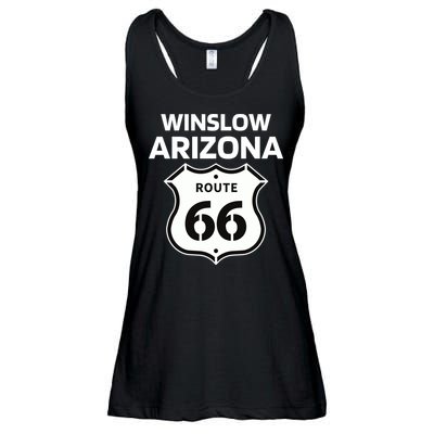 Winslow Arizona Route 66 Ladies Essential Flowy Tank