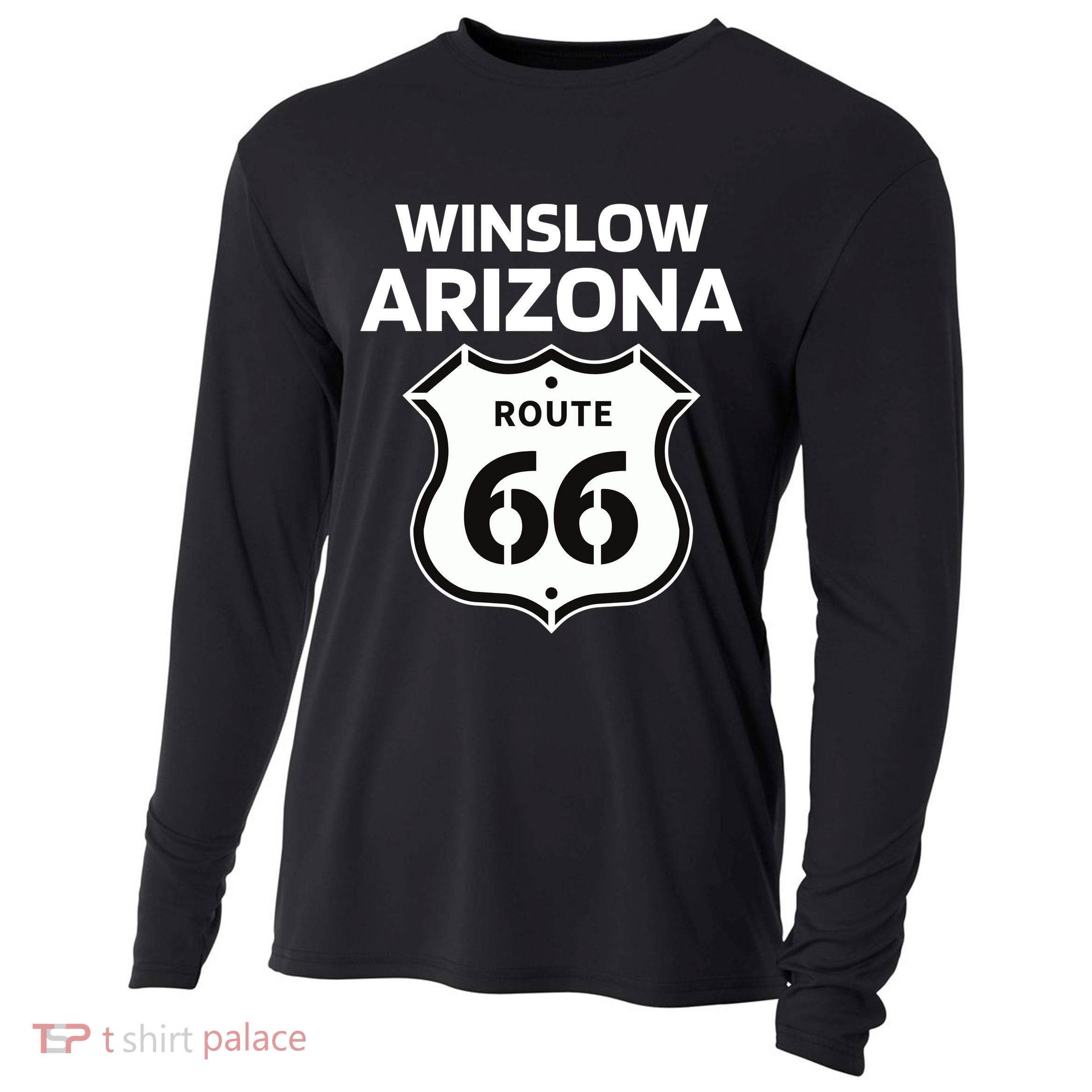 Winslow Arizona Route 66 Cooling Performance Long Sleeve Crew