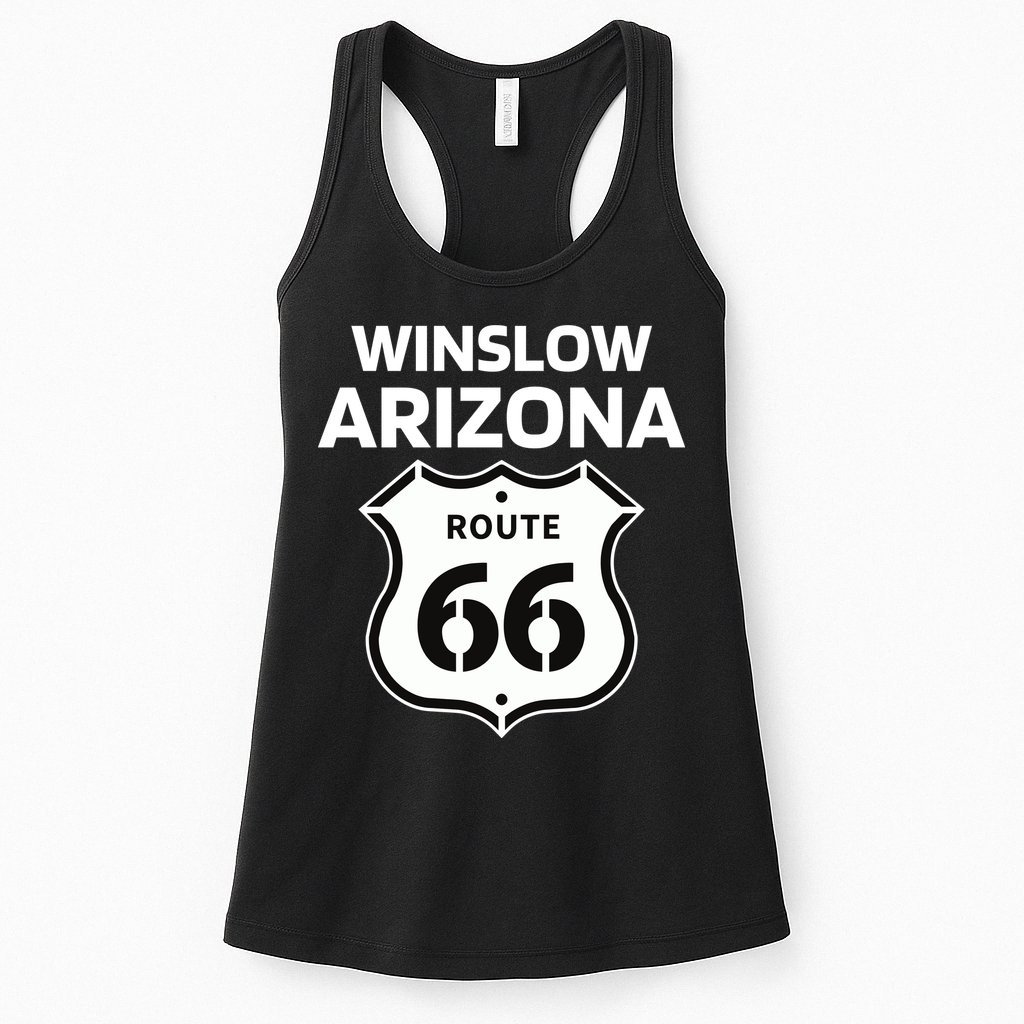 Winslow Arizona Route 66 Womens Tank Top