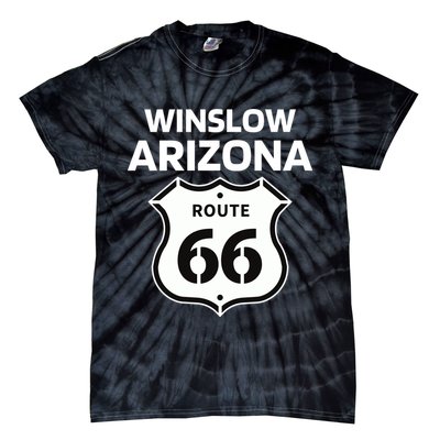 Winslow Arizona Route 66 Tie-Dye T-Shirt