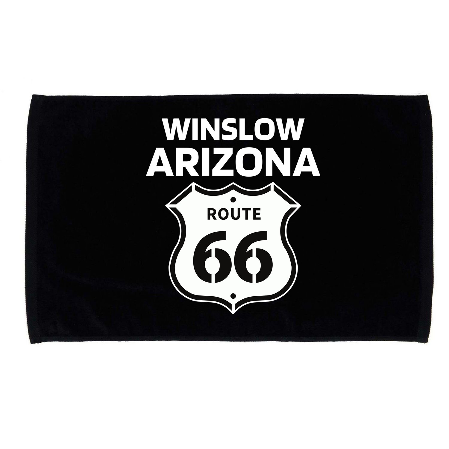Winslow Arizona Route 66 Microfiber Hand Towel
