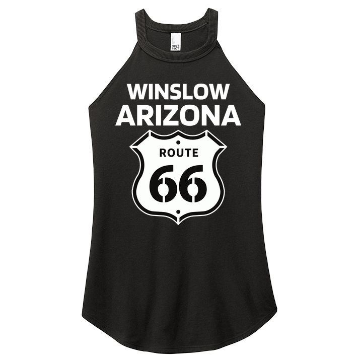Winslow Arizona Route 66 Women's Perfect Tri Rocker Tank