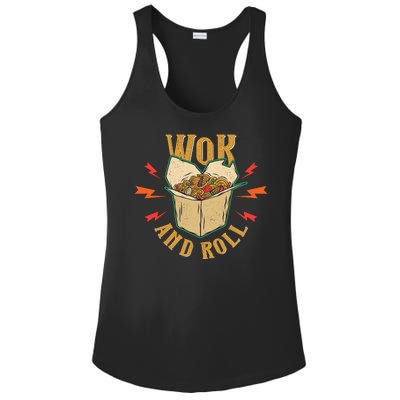 Wok And Roll Ladies PosiCharge Competitor Racerback Tank