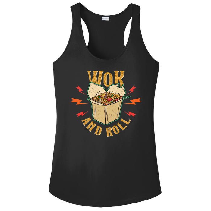 Wok And Roll Ladies PosiCharge Competitor Racerback Tank