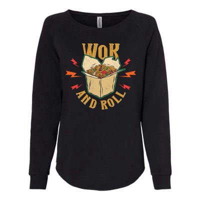 Wok And Roll Womens California Wash Sweatshirt