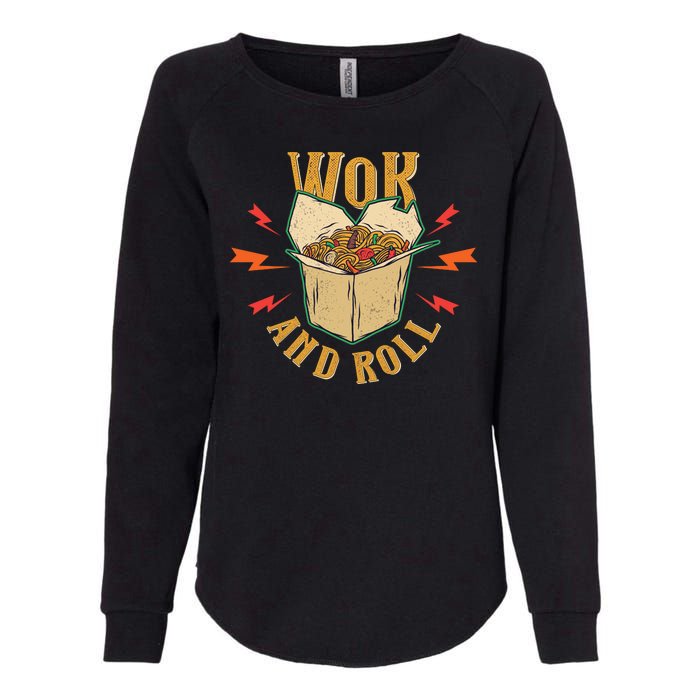 Wok And Roll Womens California Wash Sweatshirt