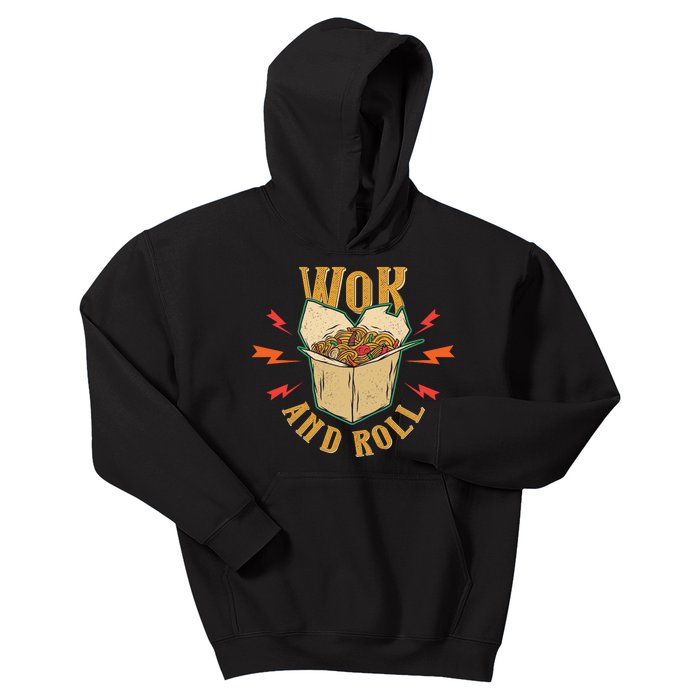 Wok And Roll Kids Hoodie