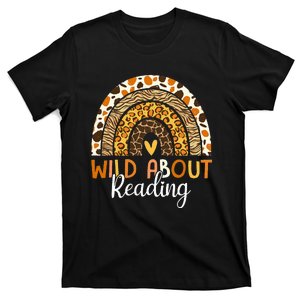 Wild About Reading Teacher Back To School T-Shirt