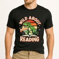 Wild About Reading T Rex Design For Teachers And Students Great Gift Cooling Performance Crew T-Shirt