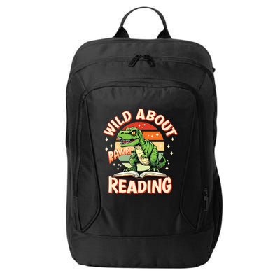Wild About Reading T Rex Design For Teachers And Students Great Gift City Backpack