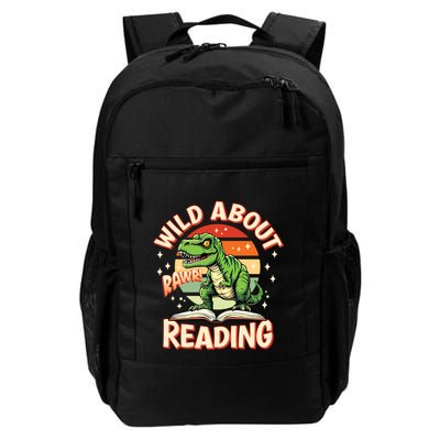 Wild About Reading T Rex Design For Teachers And Students Great Gift Backpack