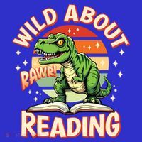 Wild About Reading T Rex Design For Teachers And Students Great Gift Tall T-Shirt