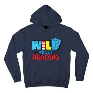 Wild About Reading Dr Teacher Red And White Stripe Hat Hoodie