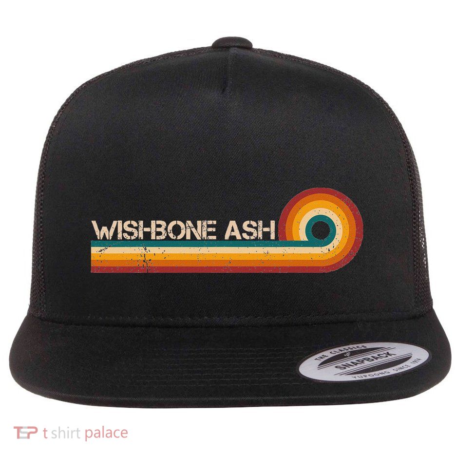 Wishbone Ash Retro Stripes Musician Vintage Flatbill Hat
