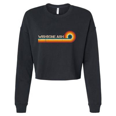 Wishbone Ash Retro Stripes Musician Vintage Cropped Pullover Crew