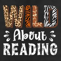 Wild About Reading Books Reader Lover Animals Leopard Zebra Trucker Hat