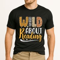 Wild About Reading Books Readers Lovers Bookworm Library Day Performance Shirt