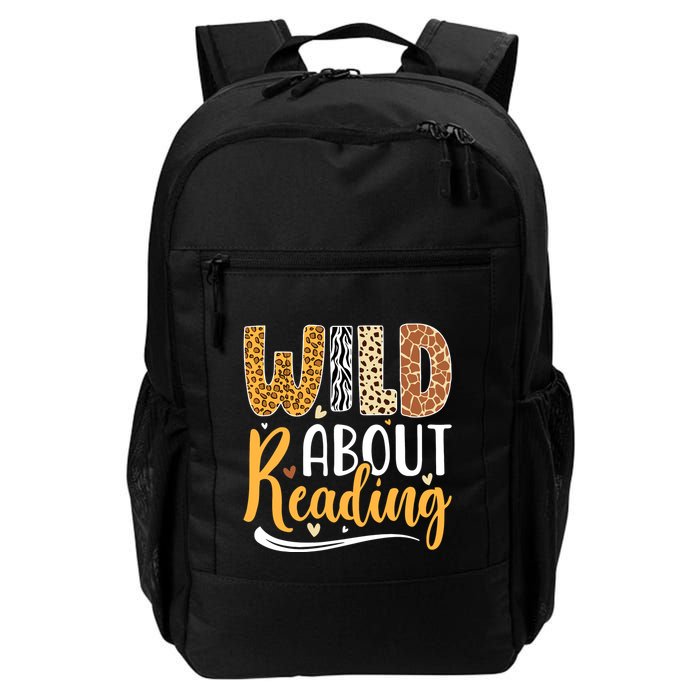 Wild About Reading Books Readers Lovers Bookworm Library Day Backpack