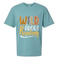 Wild About Reading Books Readers Lovers Bookworm Library Day Sueded Cloud Jersey T-Shirt