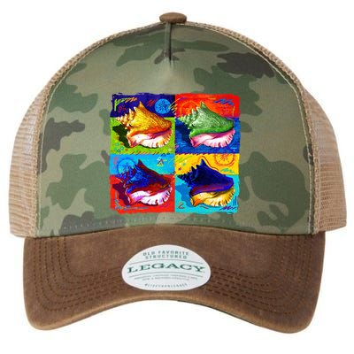 Warhol Conch Shells Legacy Tie Dye Trucker Hat