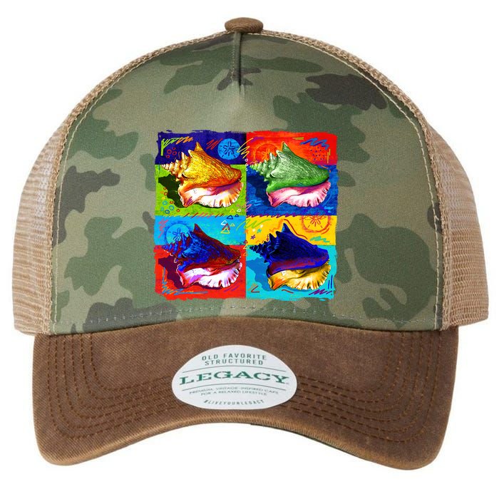 Warhol Conch Shells Legacy Tie Dye Trucker Hat