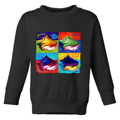Warhol Conch Shells Toddler Sweatshirt