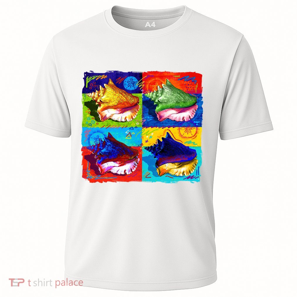 Warhol Conch Shells Performance Shirt