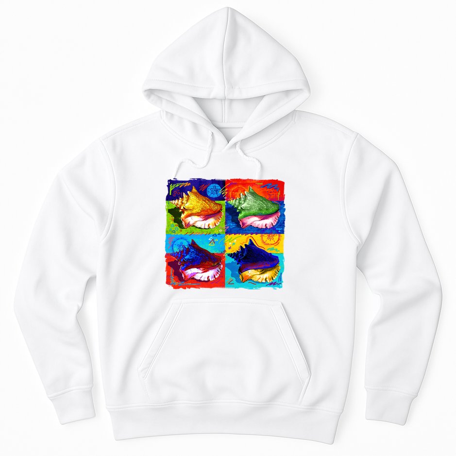 Warhol Conch Shells Hoodie