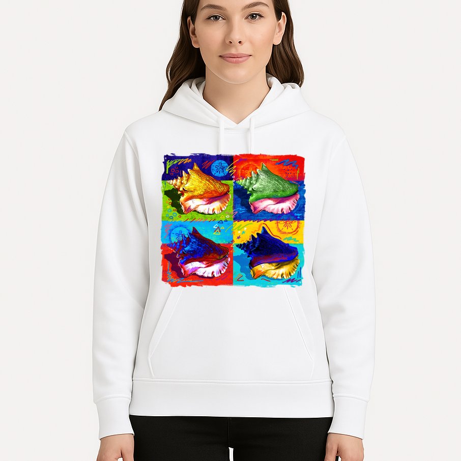 Warhol Conch Shells Hoodie
