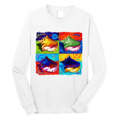 Warhol Conch Shells Long Sleeve Shirt