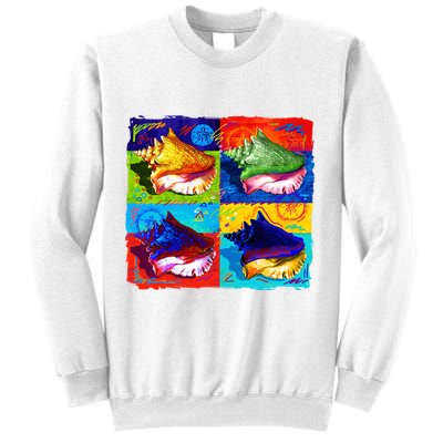 Warhol Conch Shells Sweatshirt