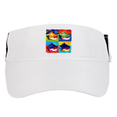 Warhol Conch Shells Adult Drive Performance Visor