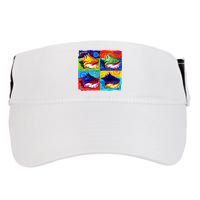 Warhol Conch Shells Adult Drive Performance Visor