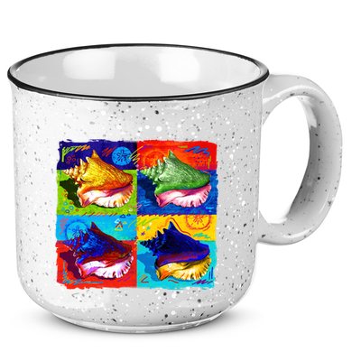 Warhol Conch Shells 15oz Campfire Ceramic Mug