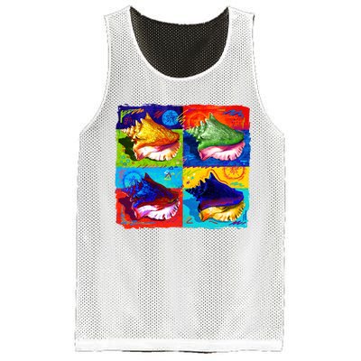 Warhol Conch Shells Mesh Reversible Basketball Jersey Tank