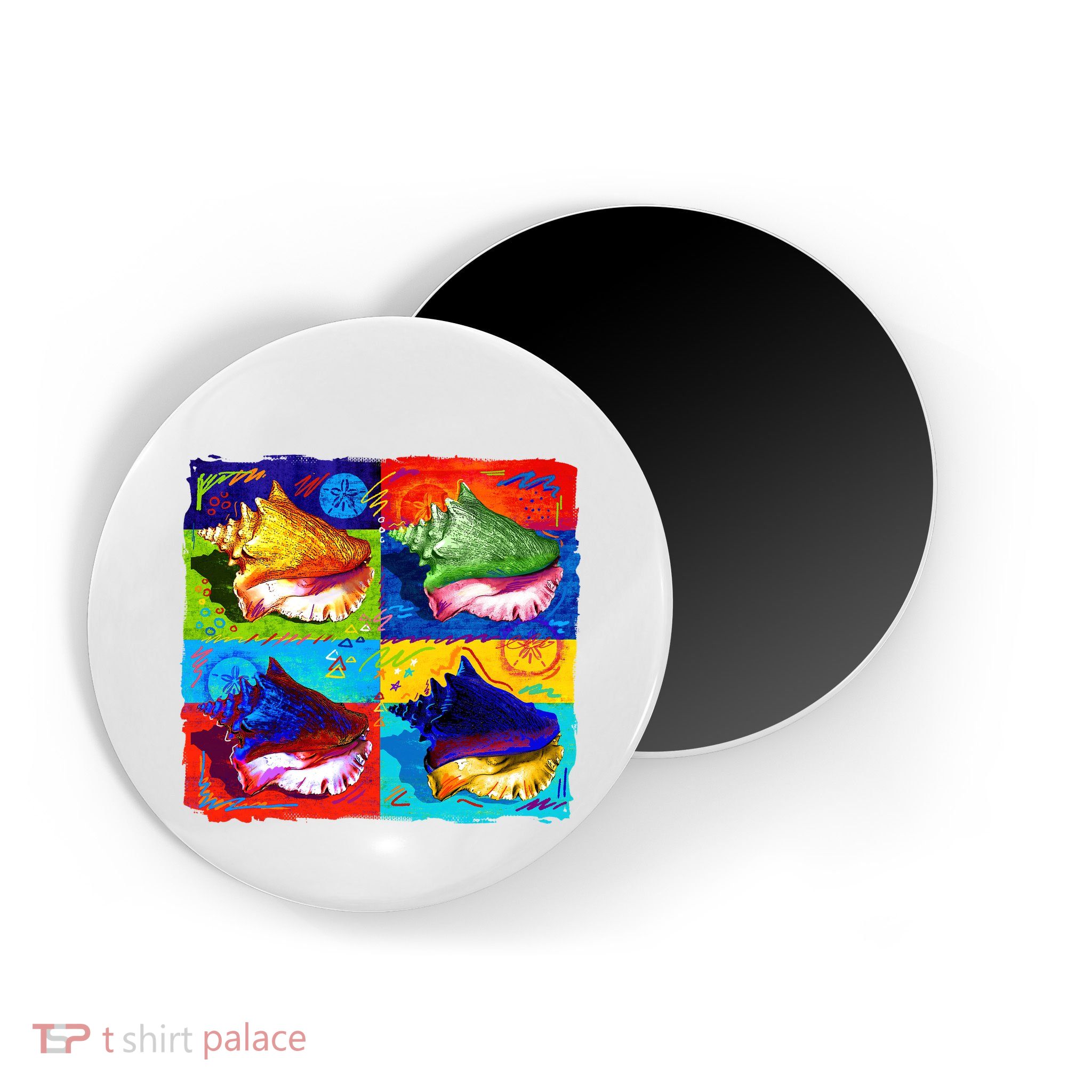 Warhol Conch Shells Magnet