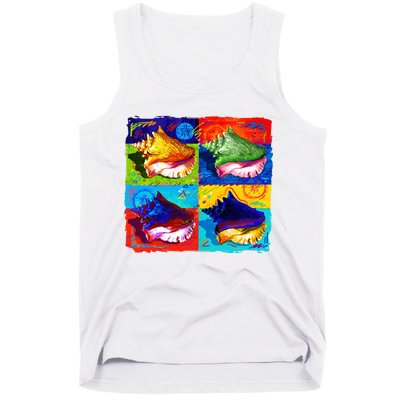 Warhol Conch Shells Tank Top