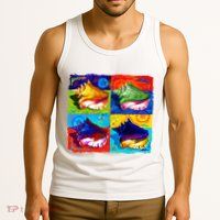 Warhol Conch Shells Tank Top