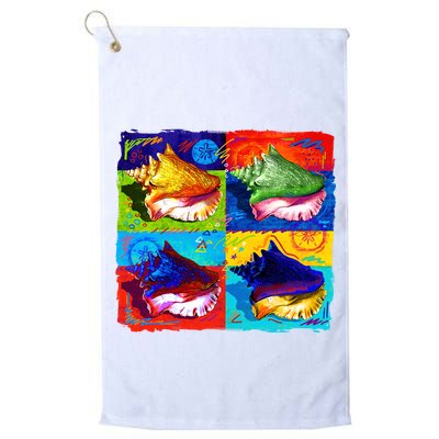 Warhol Conch Shells Golf Towel