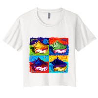 Warhol Conch Shells Crop Top
