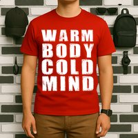 Warm Body Cold Mind Baseball Spring Training Quote T-Shirt