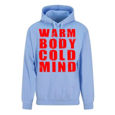 Warm Body Cold Mind Baseball Spring Training Quote Unisex Surf Hoodie