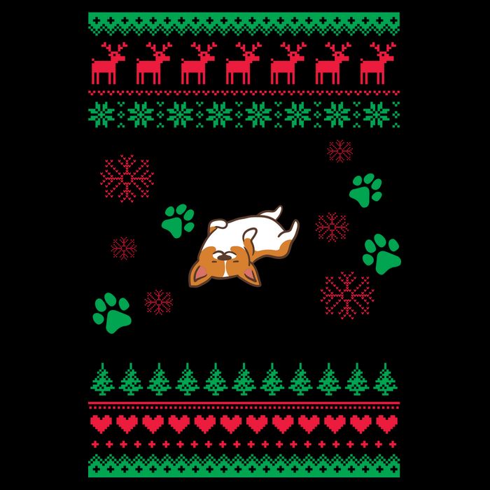 Warm Snuggles And Corgi Cuddles Ugly Sweater 16oz Travel Tumbler