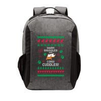 Warm Snuggles And Corgi Cuddles Ugly Sweater Vector Backpack