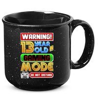 Warning 13 Year Old In Gaming Mode Birthday 15oz Campfire Ceramic Mug