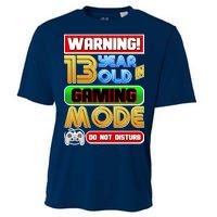 Warning 13 Year Old In Gaming Mode Birthday Cooling Performance Crew T-Shirt