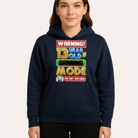 Warning 13 Year Old In Gaming Mode Birthday Hoodie