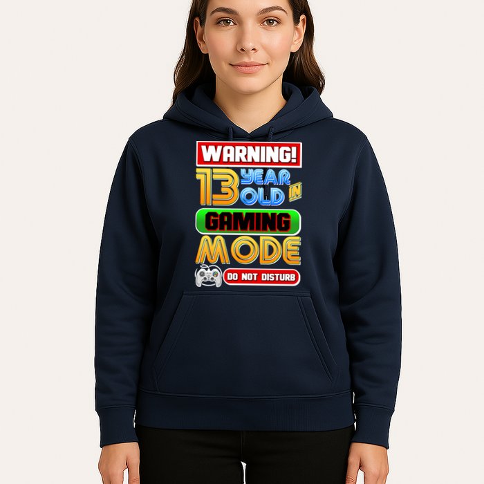 Warning 13 Year Old In Gaming Mode Birthday Hoodie