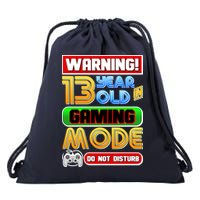 Warning 13 Year Old In Gaming Mode Birthday Drawstring Bag