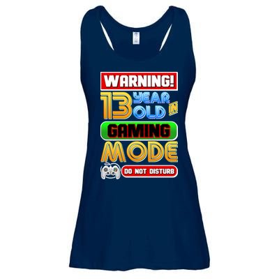 Warning 13 Year Old In Gaming Mode Birthday Ladies Essential Flowy Tank